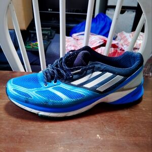 Adidas Men's Blue and Silver Athletic Shoes